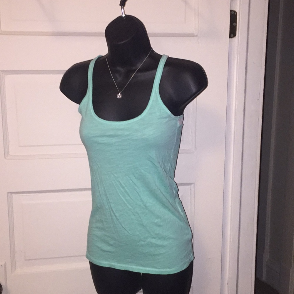 Mint green tank top